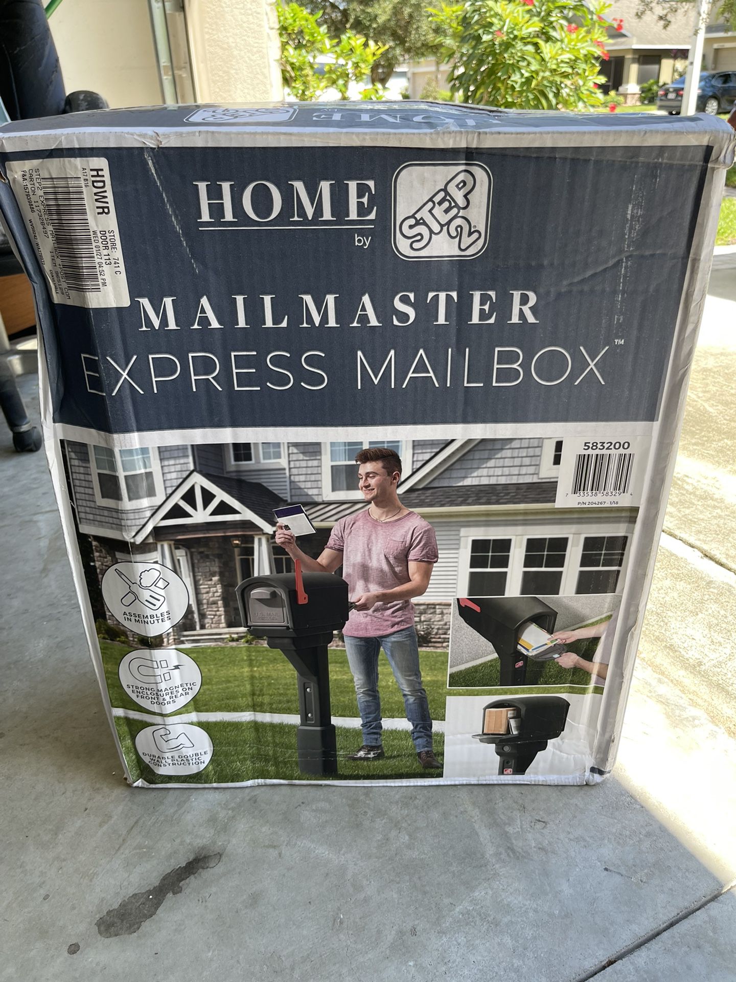 STEP 2,MailMaster Express Plastic Mailbox,