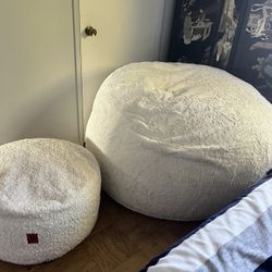 Comfortable Bean Bag Chair Turns Into Queen Size Bed