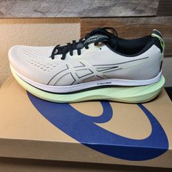 *NEW* ASICS Glideride Max Men Birch/Black Size Men’s 12 with Tags and Box  with Tags and Box