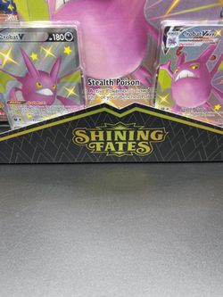 Pokemon Shining Fates Premium Collection SHINY CROBAT VMAX Box Sealed IN HAND