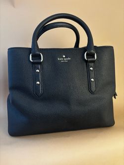Kate Spade New York Jackson Pebbled Leather Medium/Large Satchel Tote