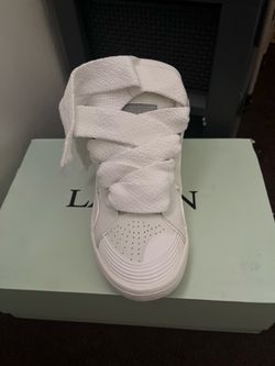 All white lanvins size 9