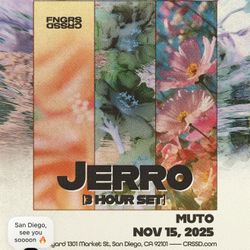 Jerro @Courtyard 3-hr Set SAT 11/15