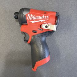 Milwaukee M12 FUEL 12V Lithium-lon Brushless Cordless 1/4 in. Hex Impact Driver (Tool-Only)