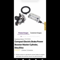 Electric Hydraulic Master Cylinder 