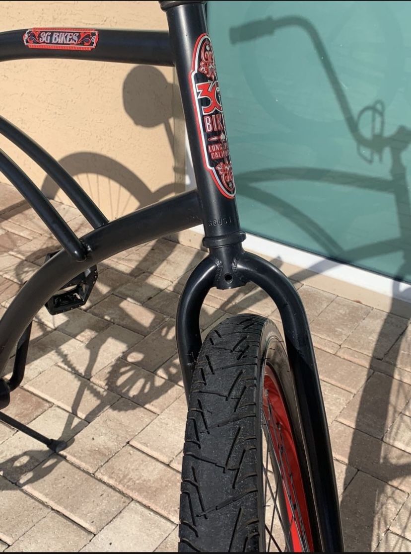 3G Bikes Newport Men’s 26” Long Beach California beach cruiser bicycle 