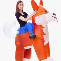 Adult Inflatable Corgi Costume 