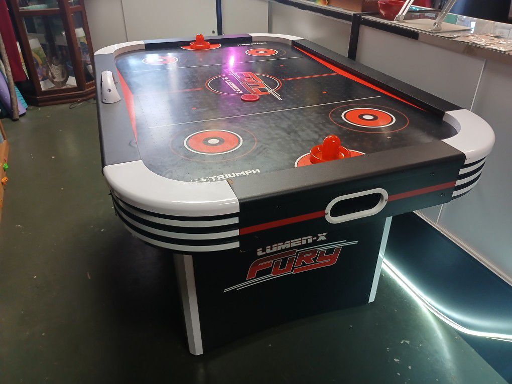 Lumen-x fury Light Up Fun 60x40x32 Air Hockey table 