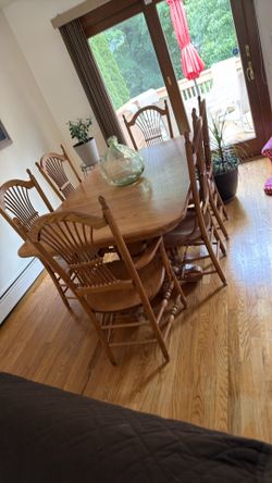 Solid Wood Table     65”
