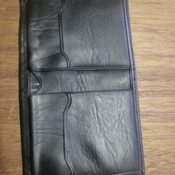 Black bi-fold wallet