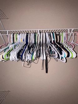 Whole house of hangers lol