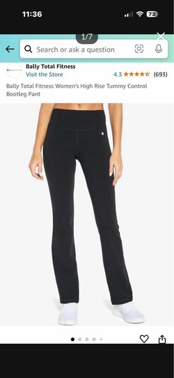 Bally total fitness bootcut leggings