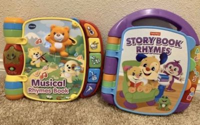 VTech Musical Rhymes Book & Laugh & Learn Storybook Rhymes Book  