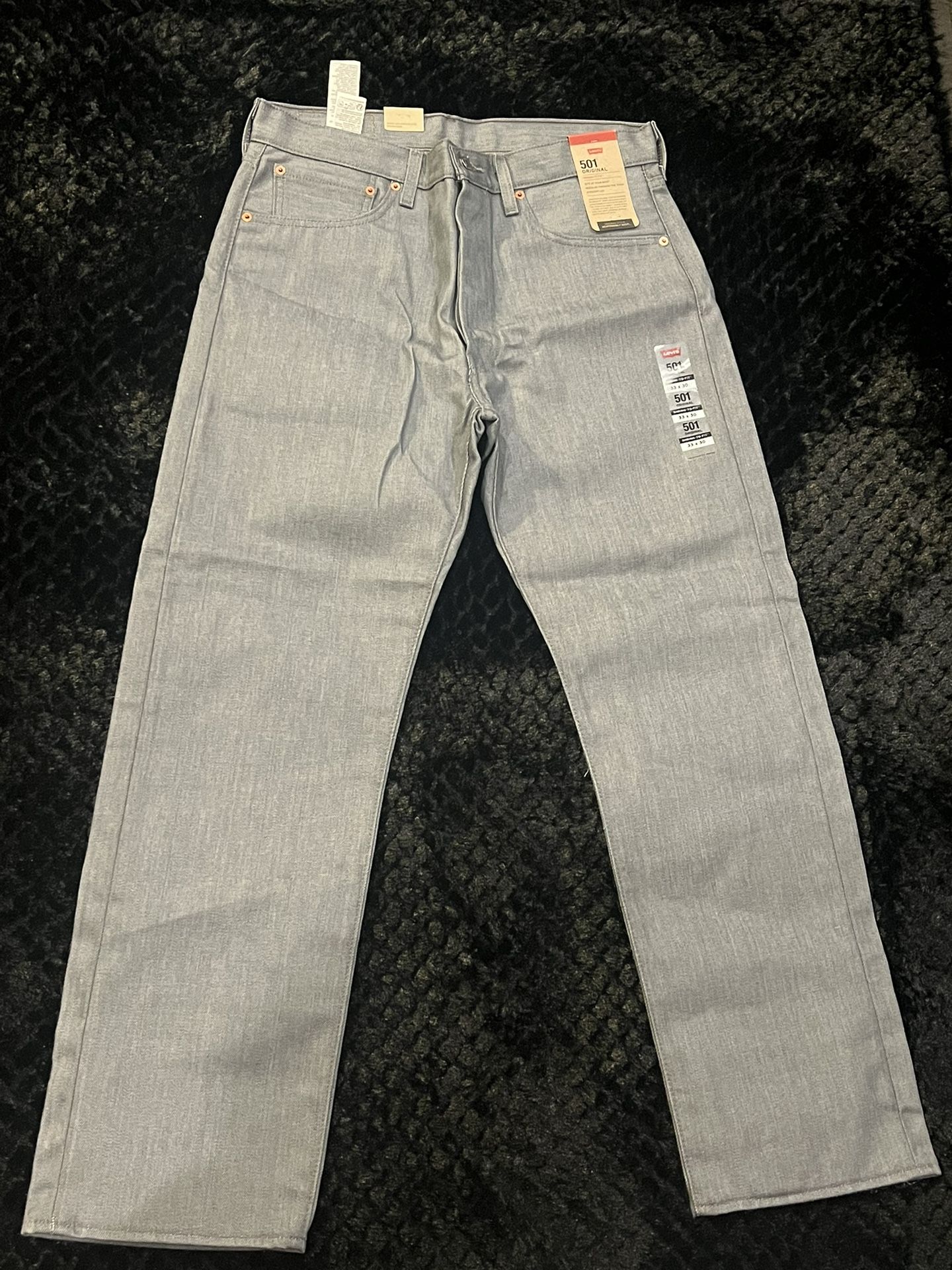 Levi’s 501 Brand New Size 33x30 Color Grey