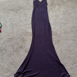 Purple Sparkly Prom dress size small 