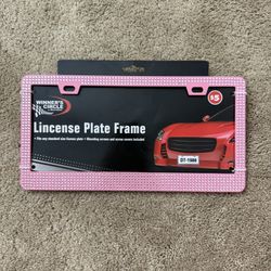 Pink License Plate Frame