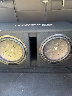 Kicker CompR Dual 12" Factory Vented Enclosure Subwoofer Box 2000W⁠