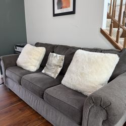 Three Seater, Loveseat And Side Tables