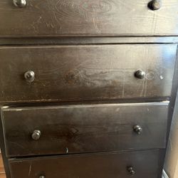 Black Wood Dresser