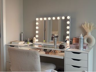 IKEA Vanity Set up