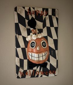 Birthday Pumpkin Wall Art - Halloween Decor 