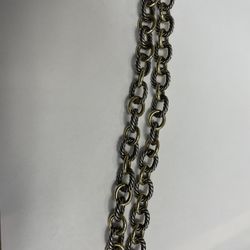 David Yurman Oval Cable Necklace 