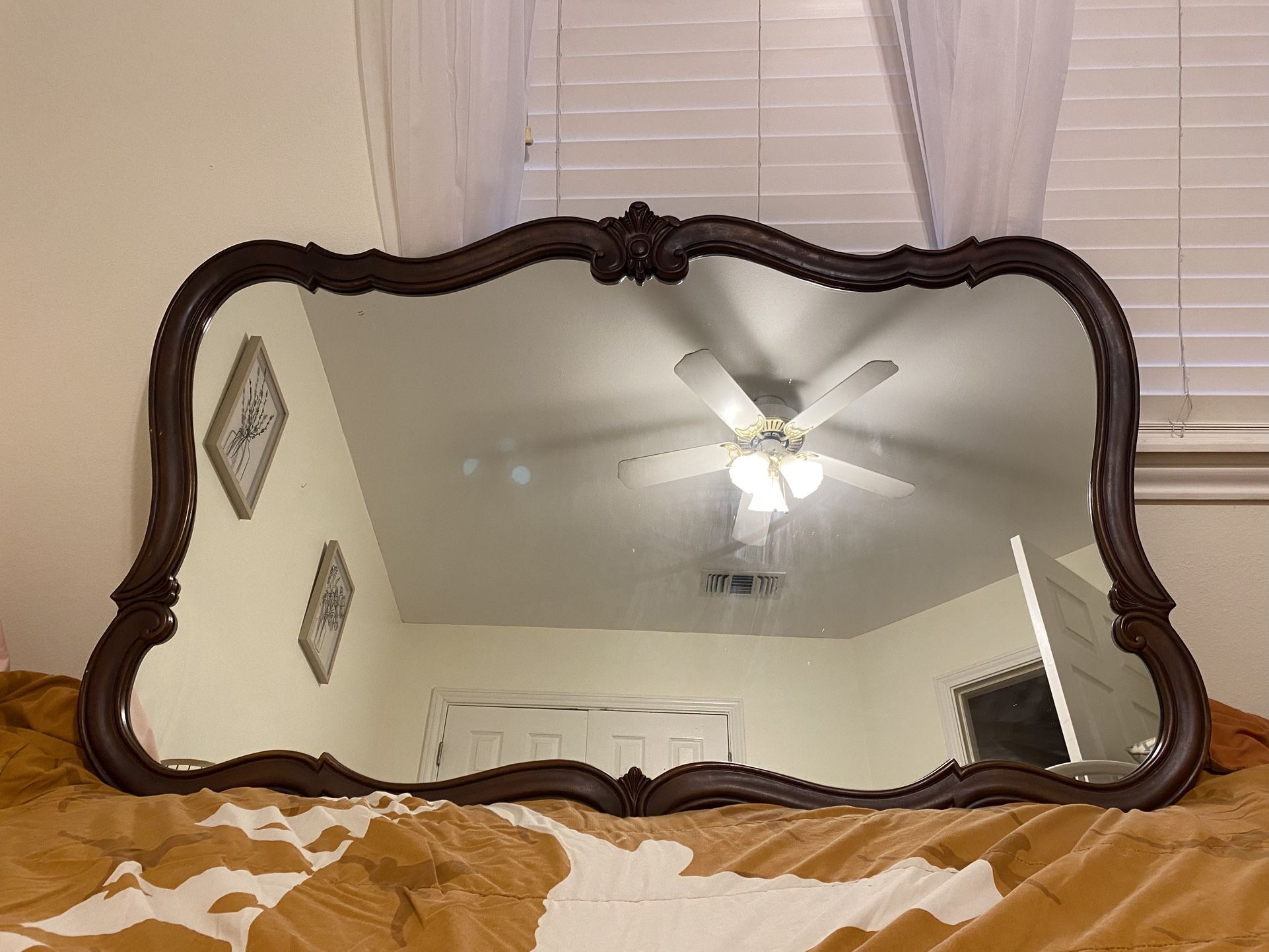 Large Antique Mirror