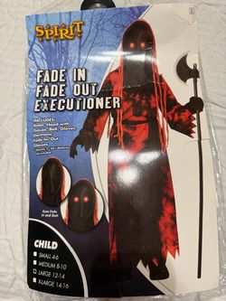 Spirit Fade In Fade Out Executioner Child Halloween Costume