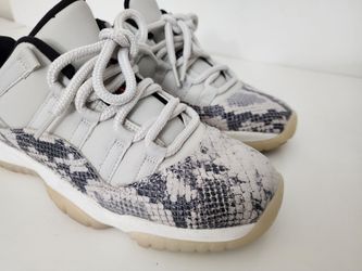 Air Jordan 11 Low Light Snake Skin Bone (CD6847-002) Size 6.5Y/Wmns 8.5 -B Grade No Lid
