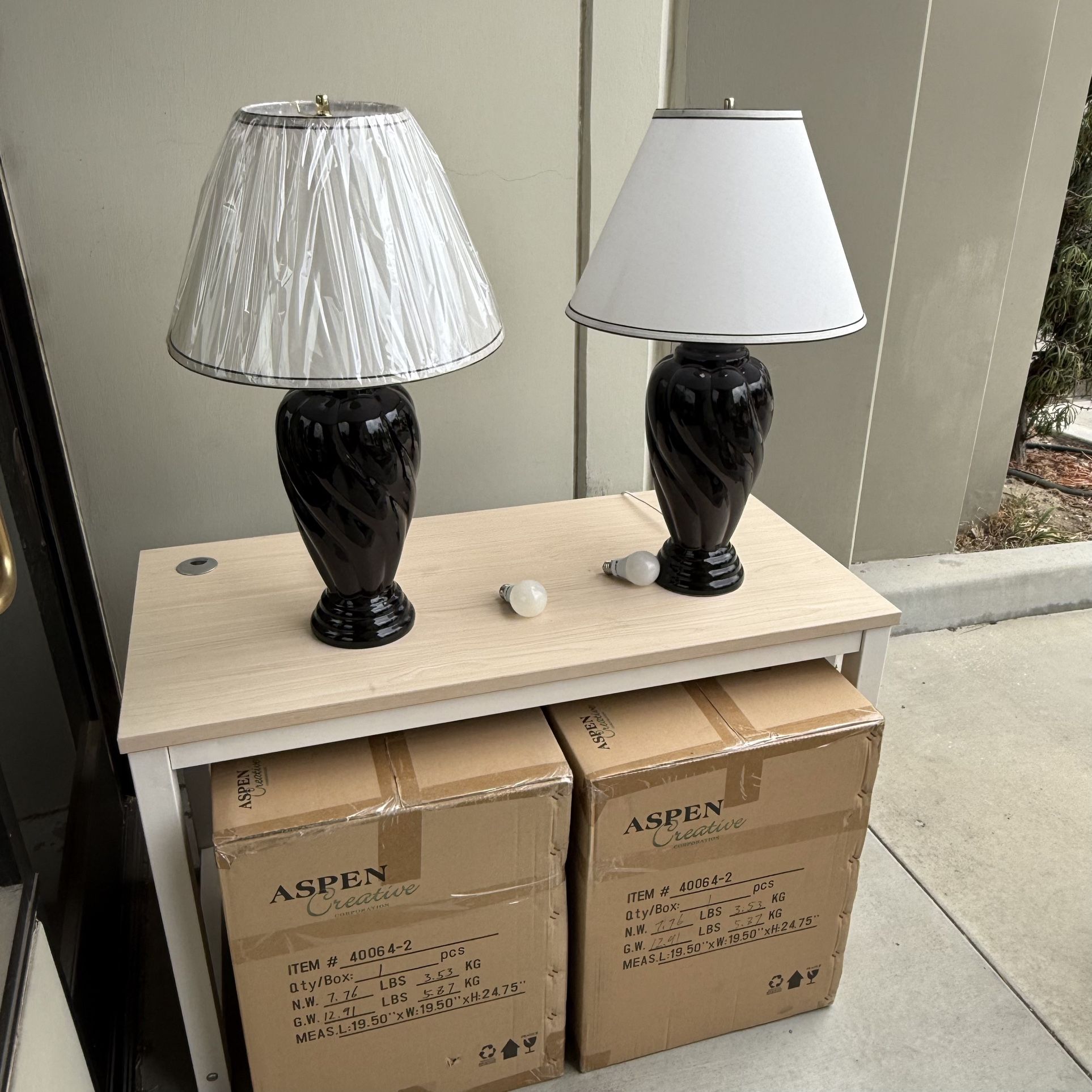 NEW Table Lamps 2pcs