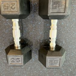 Hex Dumbells 25lbs