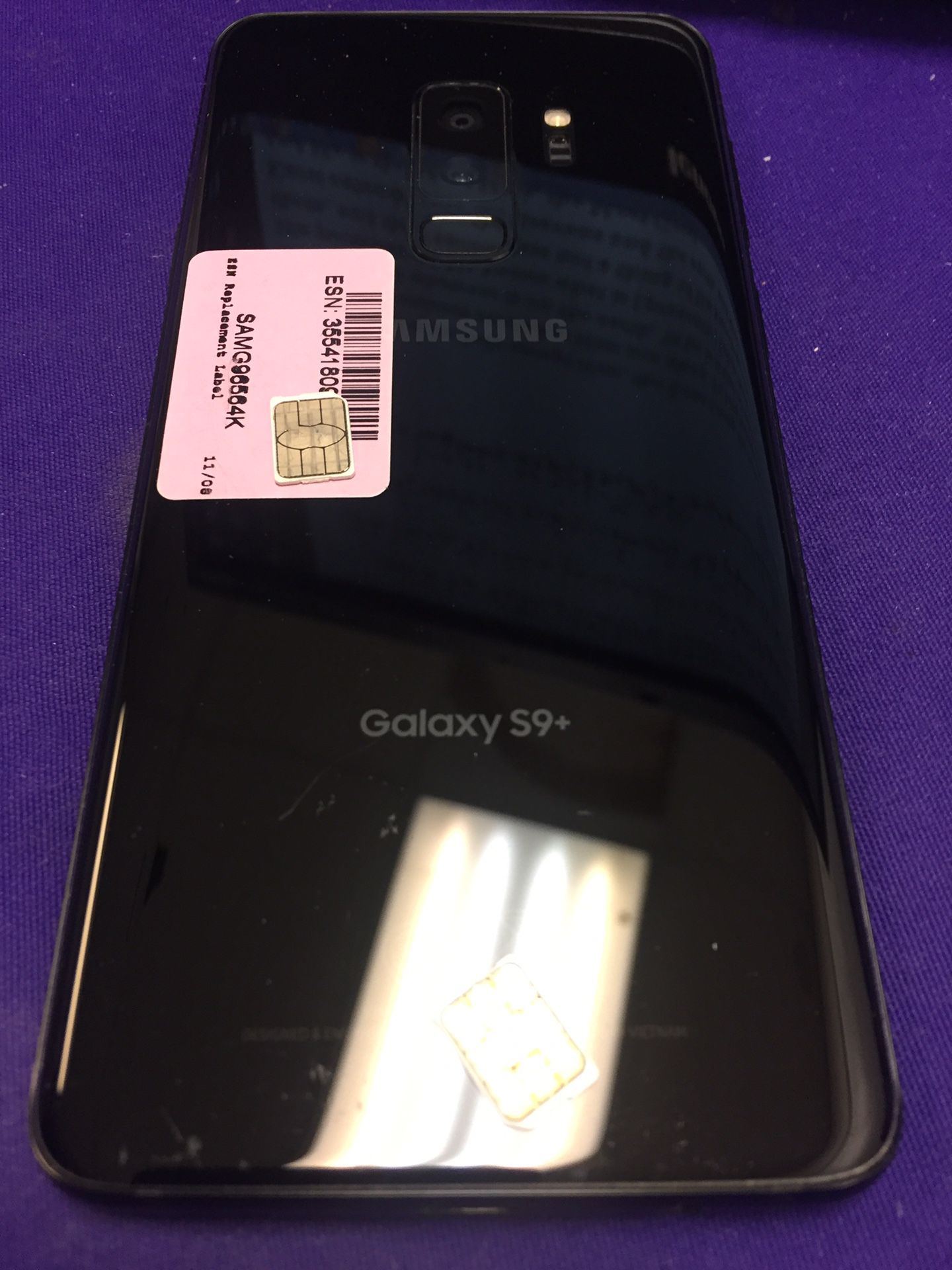 Now in stock Galaxy S9 Plus unlocked with charger and warranty!