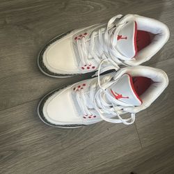 Jordan 3 White Cement Size 8