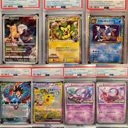 Pokémon Card JPN ENG KOR PSA Graded Singles/Lot Ex Gx V Vmax Fullart CHR AR Promo 25 Trainer Mega Secret Rare