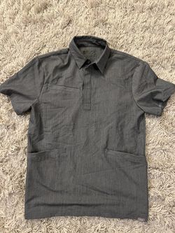 Men’s Figs Collared Scrub Top