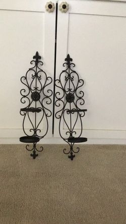 Metal sconces 26x7