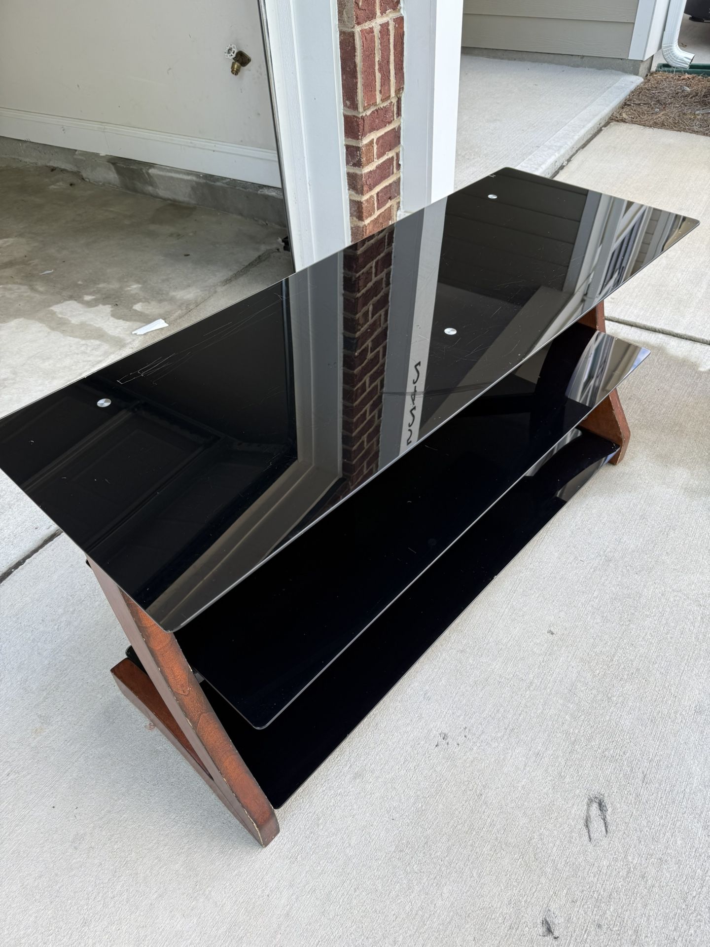 55” Glass Tv Stand