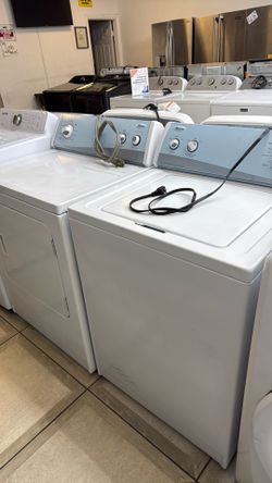 Amana topload washer & electric dryer