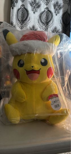 Pokémon Pikachu Christmas Santa Hat Plush