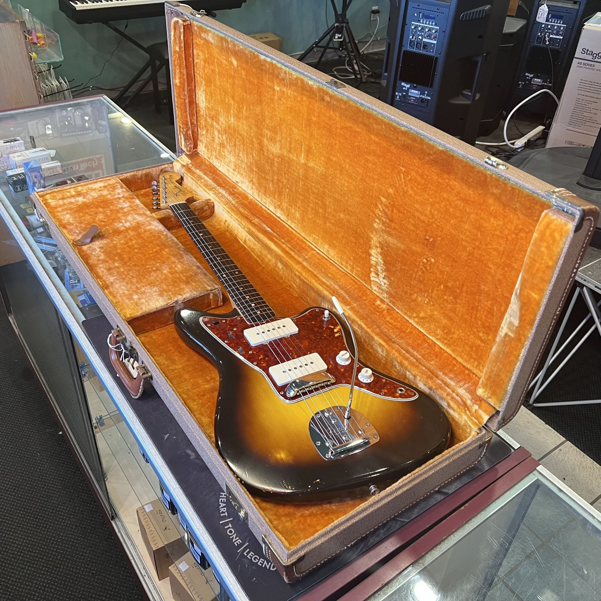 Vintage 1960 Fender Jazz Master Electric Guitar w/ Original Hardshell Case 