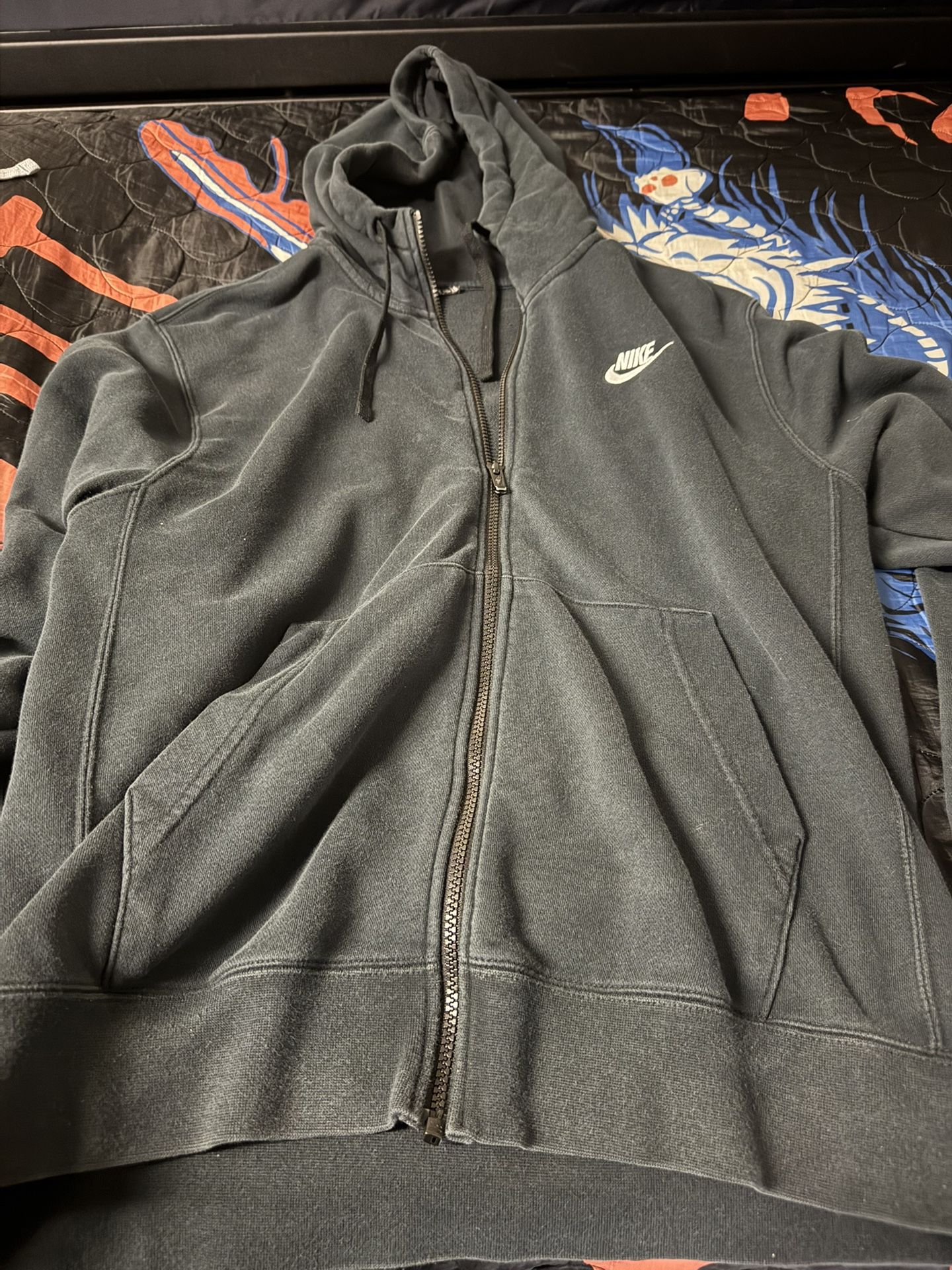Nike Black Zip-up Hoodie