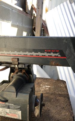 Craftsman/sears 10” radial saw