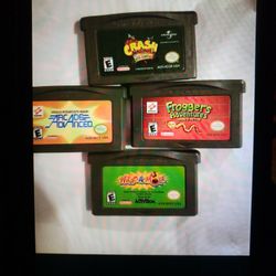 4 Gameboy Advance Games