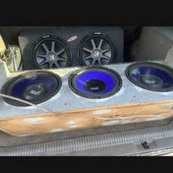 Subwoofer Box And Subs For Sale 