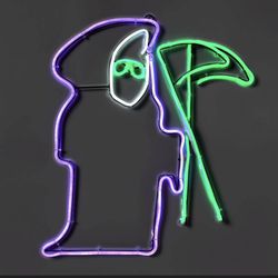 LED Reaper with Moving Scythe - Brand New