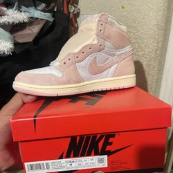 Jordan 1 " Washed Pink " Size 7 Women