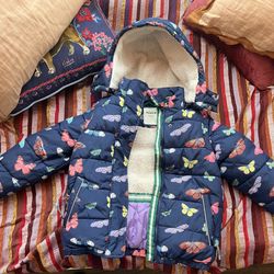 Girl Jacket 7-8 Size Mini Boden 
