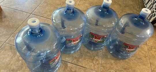  New  20 Ozarka  Big Gallons  With A Lids  Two In $5
