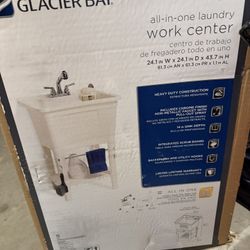 Glacier Bay all in one laundry work center sink