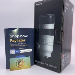 Sony FE 70-200mm F2.8 GM II Preowned Lens